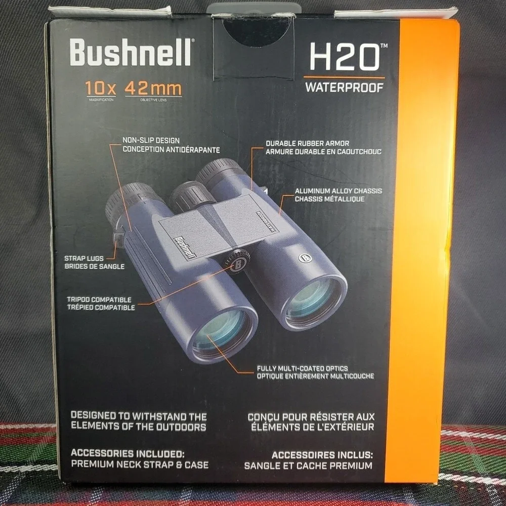 Bushnell 10x42 H20 Waterproof Binoculars Unisex Blue 150142R Hunting Birding SEO